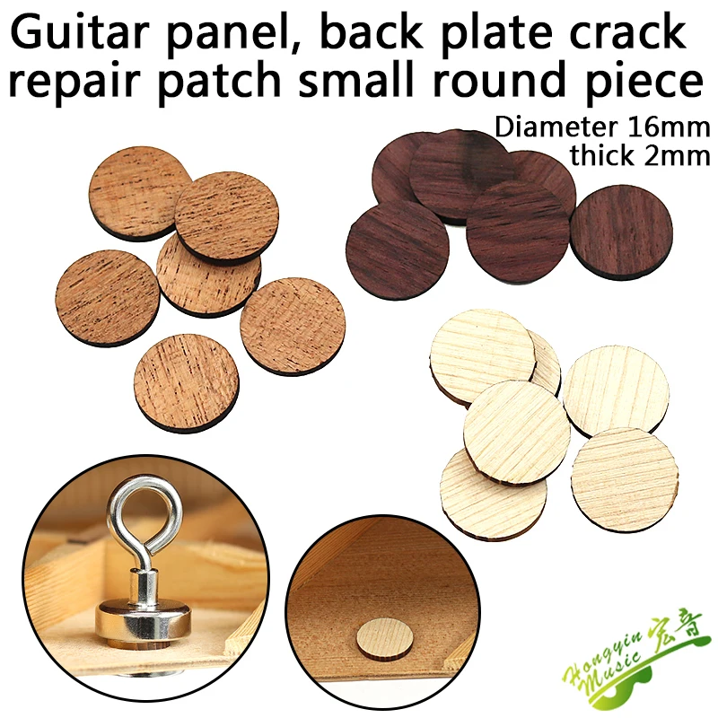 Guitar panel backplane side panel opening glue reinforcing wood instrument cracking repair tools accessories solid wood round