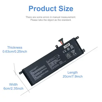 Baterie pro notebooky Asus B21N1329 10 nejlepší prodej Baterie pro Asus X553M - №4