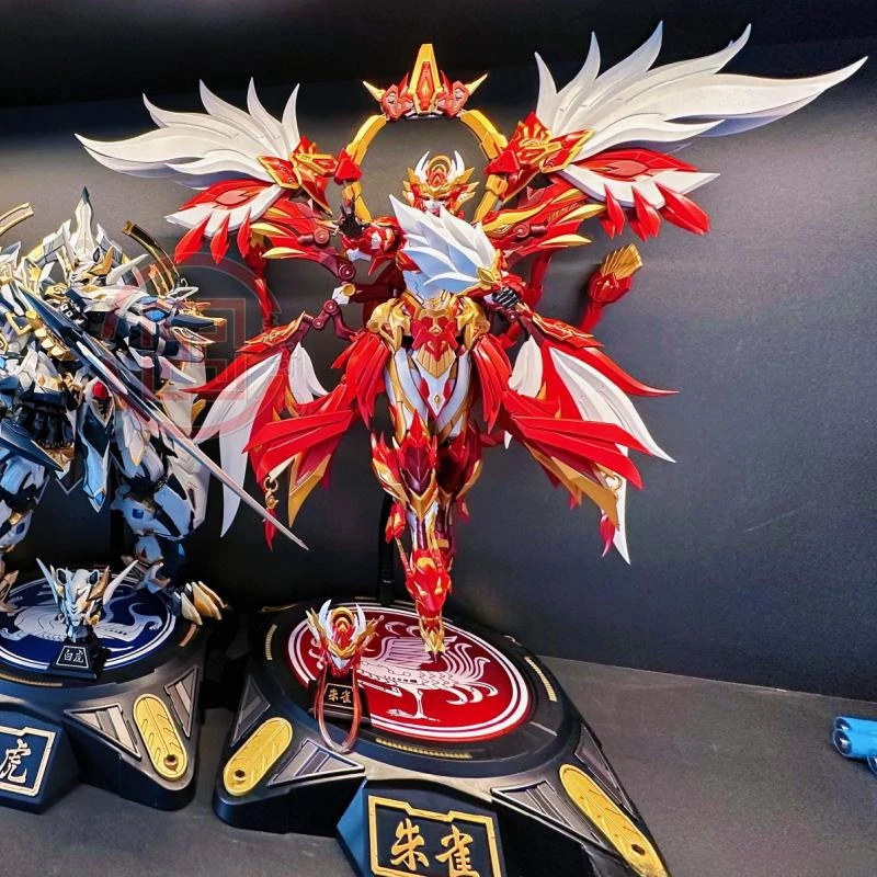 

In Spot Tibetan Model Four Divine Beasts Cd-03 Suzaku Seven Nights Mecha Alloy Finished Model Movable Birthday Gift