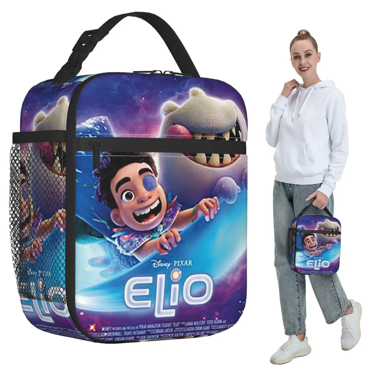 

Cartoon ELIO Insulated Lunch Bag for Kids School Cooler Thermal Food Box Tote Leakproof Lunch Boxes Container