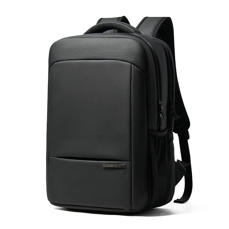 Imagem -03 - Mochila de Couro Preto Masculina Laptop Designer de Luxo Impermeável Pvc Multifunções Bolsa de Viagem de Negócios Moda 156