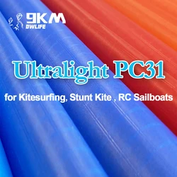 9KM 1m Icarex Ripstop Fabric 35g/m² Ultralight PC31 Polyester Spinnaker Fabric Kitesurfing Stunt Kite RC Sailboats Repair&Make