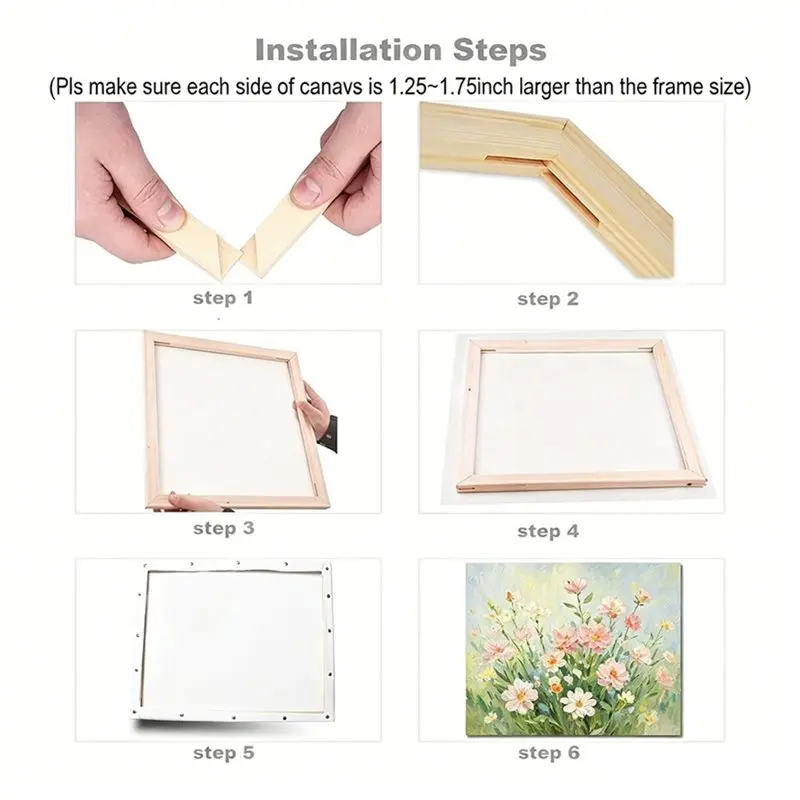 Hot Selling-2 Pcs DIY Canvas Stretcher Bars 16X20 Inch Canvas Frame, Sturdy Stretcher Frames For Oil Paintings, Prints, Paint,2