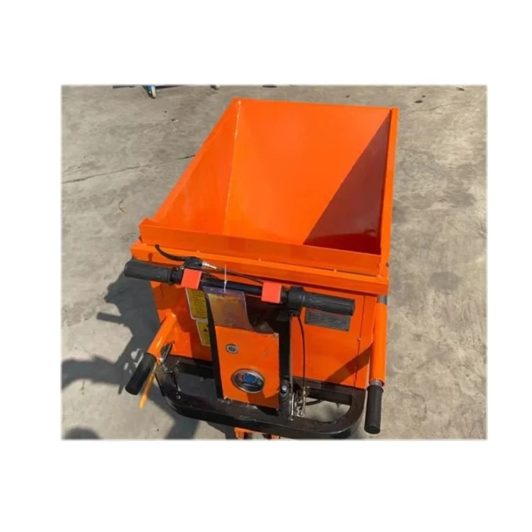 Camión volquete de ingeniería eléctrica, carrito de mina pequeño con empuje manual