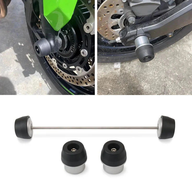 

Для NINJA ZX-4R ZX-4RR ZX4R ZX4RR ZX 4R 2023-2025 аксессуары для мотоциклов передняя ось вилка аварийные ползунки защита колес