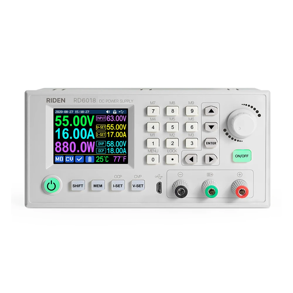 

RD RIDEN RD6018W DC DC Step Down Voltage Variable Adjustable Digital Control Stabilized Power Supply Module Converter 60V 18A
