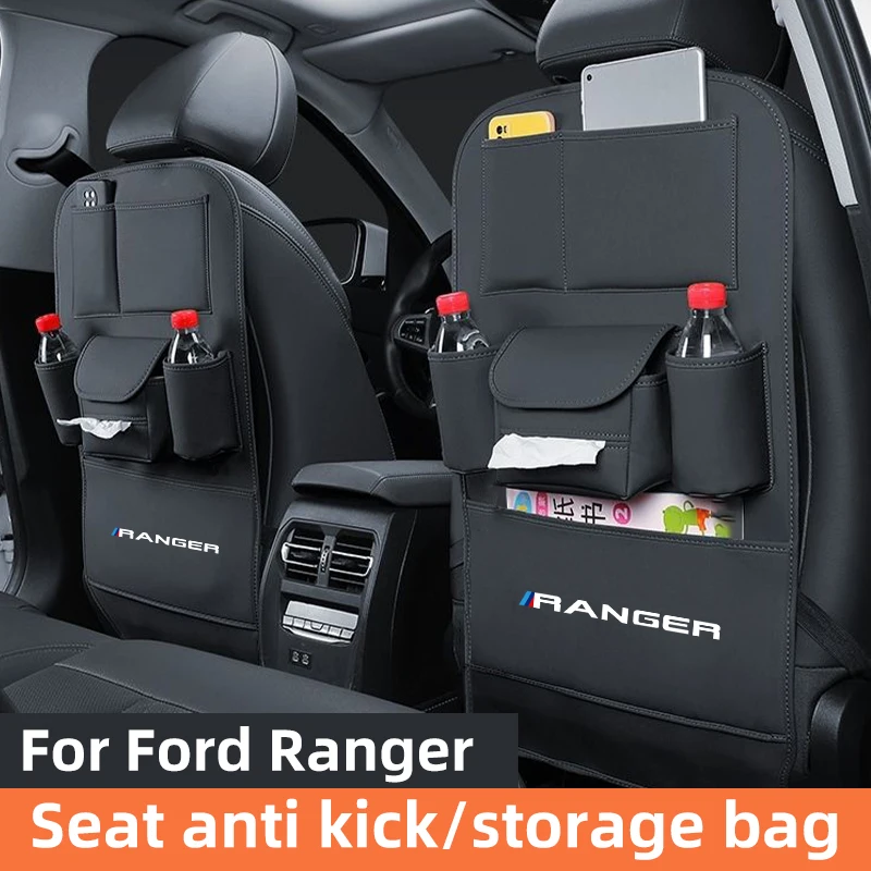 

Car Seat Anti Kick Pad For Ford Ranger T9 Rapotr Rear Row Seat Back All Inclusive Protective Children's Anti Kick Pad