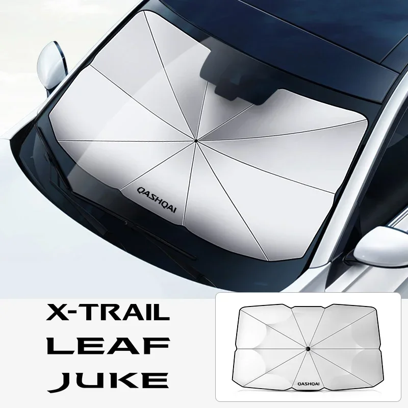 Car Windshield Sunshade Car Interior Front Sun Shade for Nissan Qashqai j11 j10 Juke XTrail t32 Tiida Leaf Versa Auto Parts