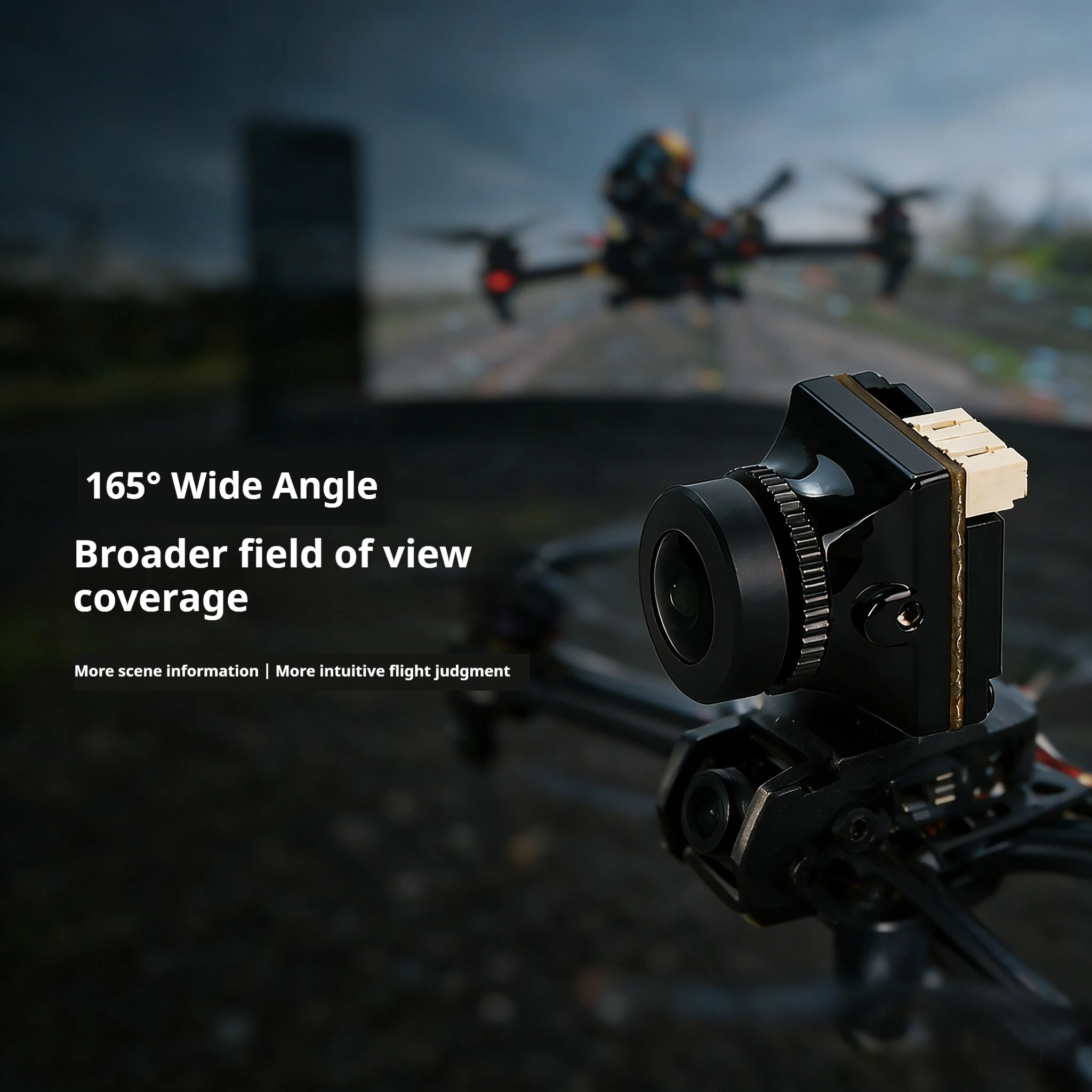 Axisflying Naja FPV Camera, Night Vision WDR 1500TVL, 1/1.8 Inch Sensor F1.8 0.01Lux 5-28V For FPV Racing Drone