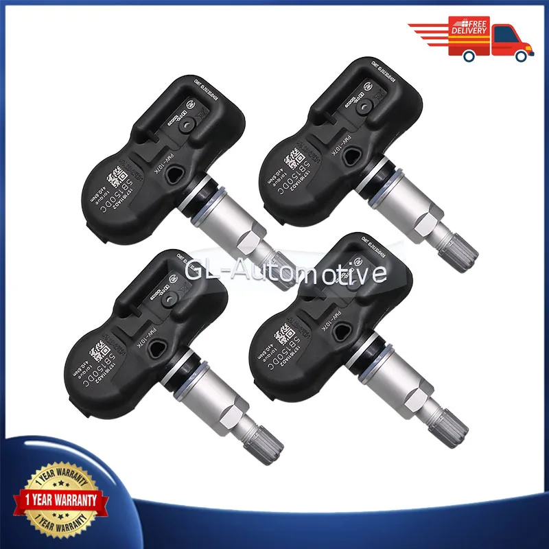 1/4PCS 433MHZ Car TPMS Tire Pressure Sensor For Lexus ES GS IS LS Toyota Camry Land Cruiser Prius RAV4 III PMV-107K 42607-50010