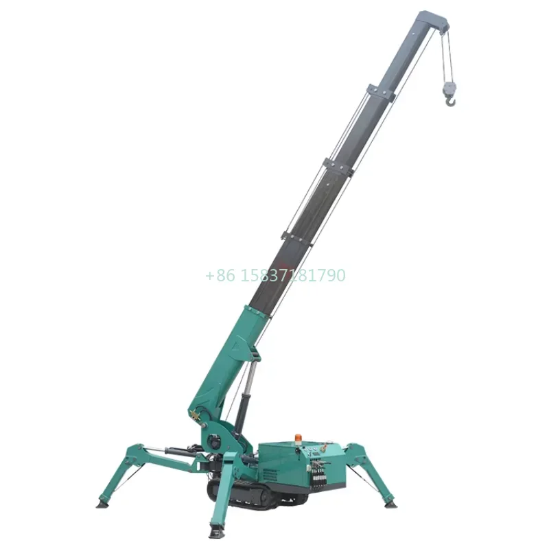 Factory Direct Truck Mounted Spider Crane Building Construction Lifting Tool Diesel Engine 3 Ton Spider Crane Machinery Price