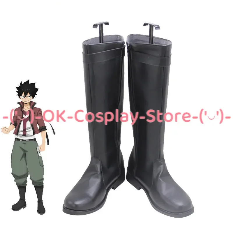 Anime EDENS ZERO Shiki Granbell Cosplay Shoes PU Leather Shoes Halloween Carnival Boots Cosplay Prop Custom Made