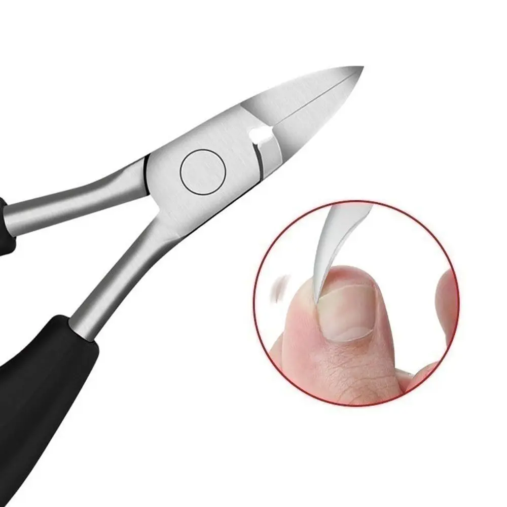 Handle Stainless Steel Nail Art Care Manicure Tool Trimmer Edge Cutter Nail Cuticle Nippers Callus Shavers Nail Cutter Scissor