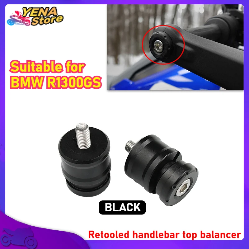 

Suitable for BMW R1300GS motorcycle accessories rod end counterweight chrome-plated handle end modified handlebar top balancer