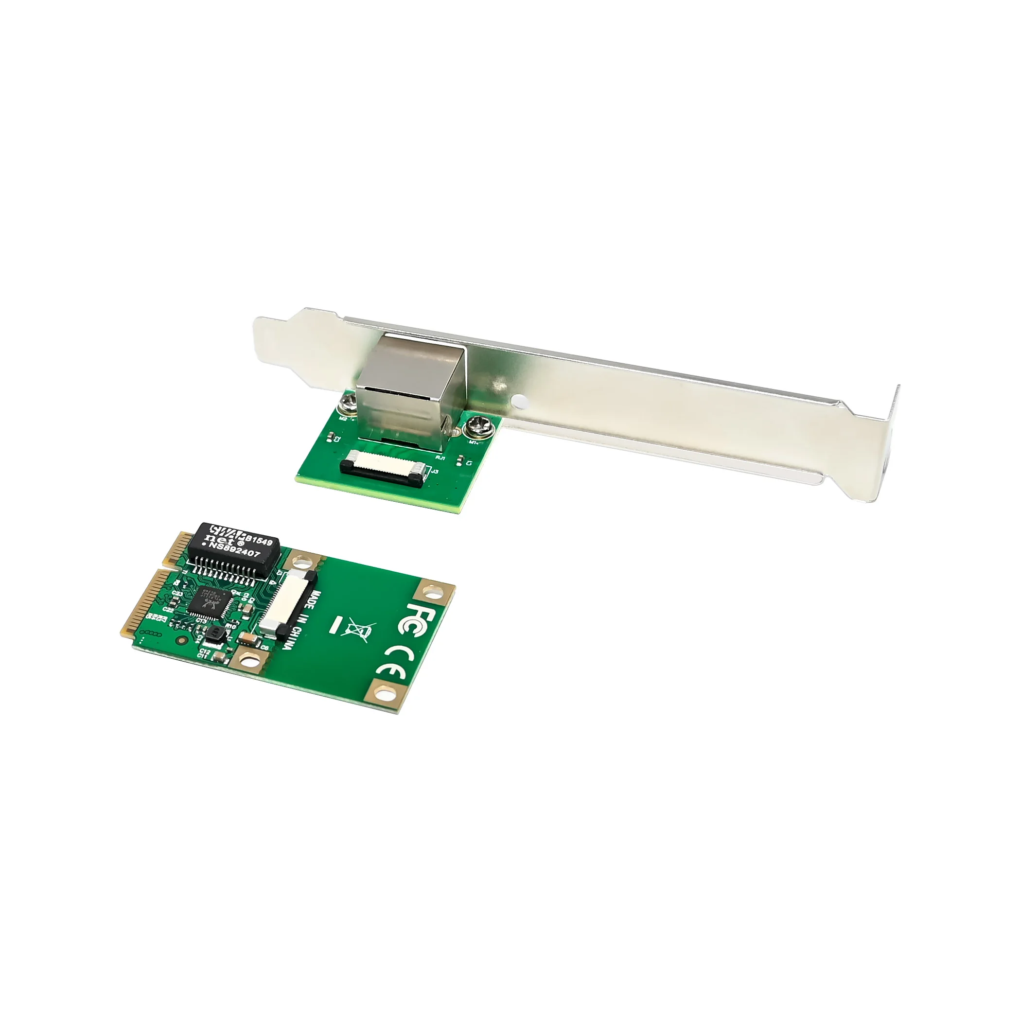 SUNWEIT ST7417 Mini PCIe 1G Ethernet NIC Internal Copper Network Interface Card REALTEK RTL8111F Chipset Wired for Server Stock