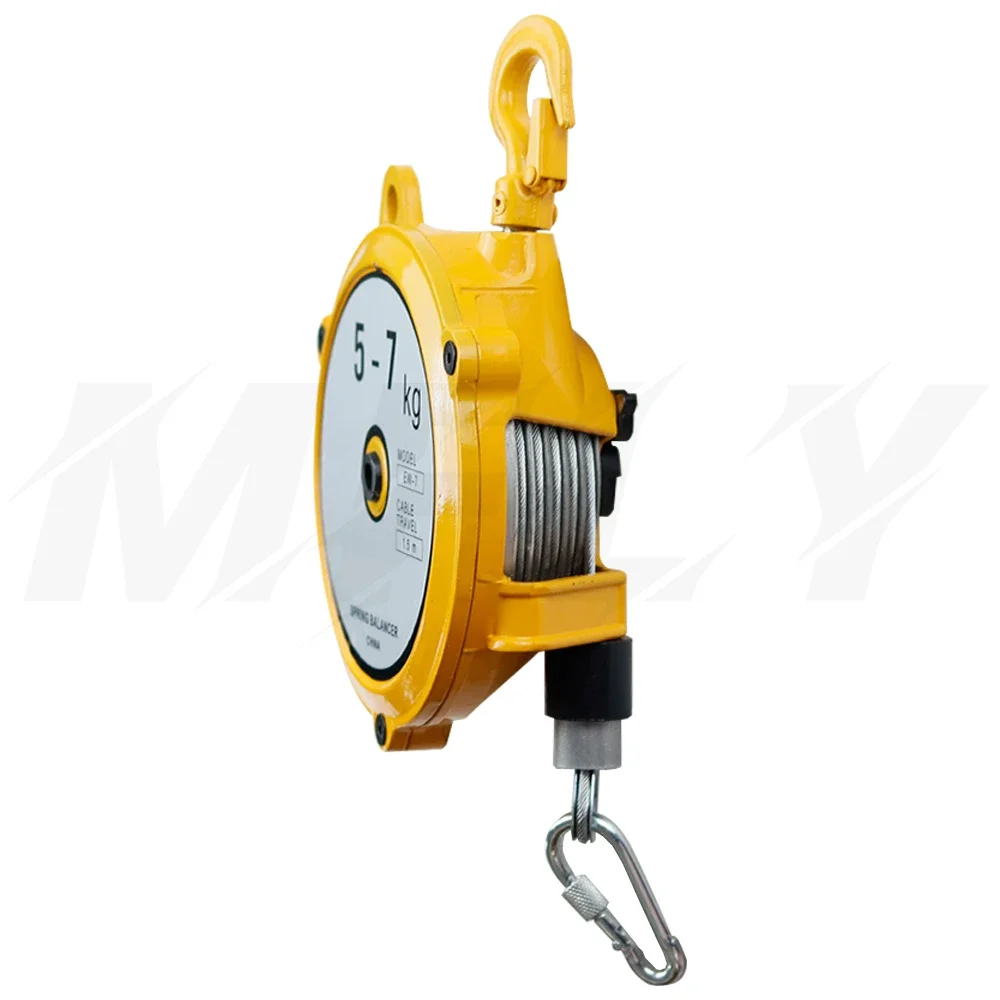 Spring Balancer 3~5kg(6.6~11lbs) Hanging Tool Spring Retractor 1.5m Wire Rope Hanging Holding Equipment