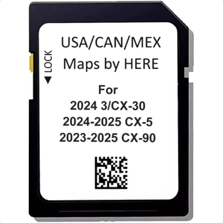 

Navigation SD Card GPS Maps Compatible with 20242025 CX5 20232025 CX90 2024 CX30 3 USA CAN MEX Maps