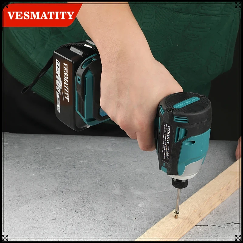 DTD173 Cordless Impact Driver 180N.m Electric Drill Screwdriver with LED Light Multi-function Household Tool For Makita Battery