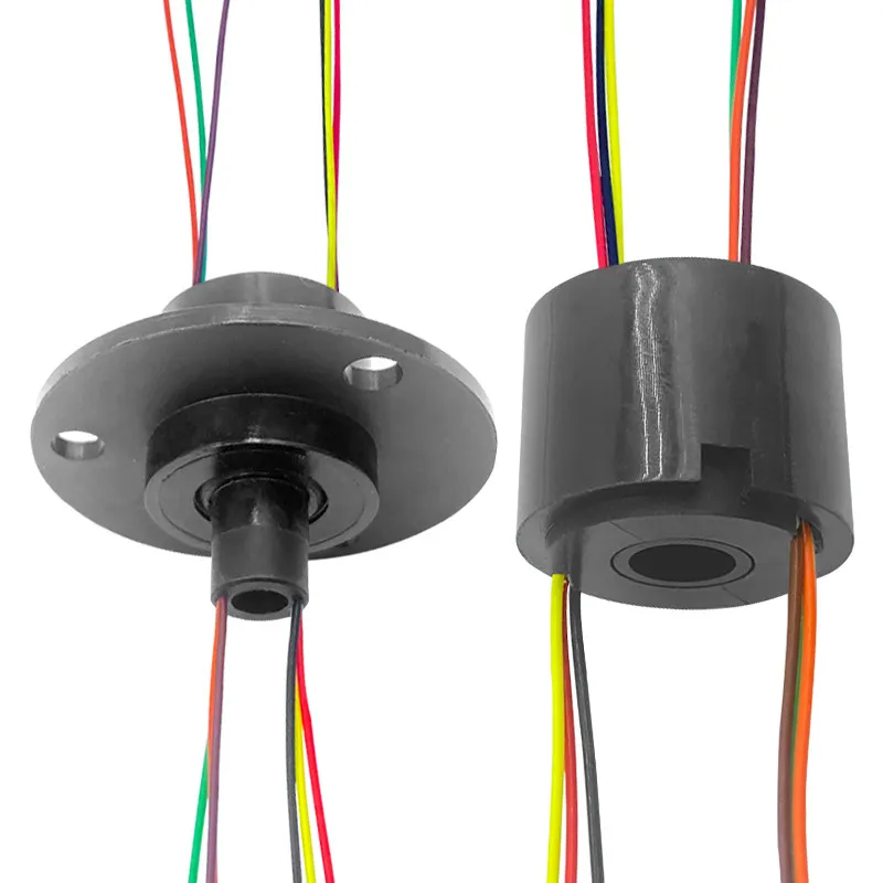 Through-hole Electrical Slip Rings, Conductive Rings and Brushes, 5 Mm-7 Mm, 2-channel, 4-channel, 6-channel, with Central Hole