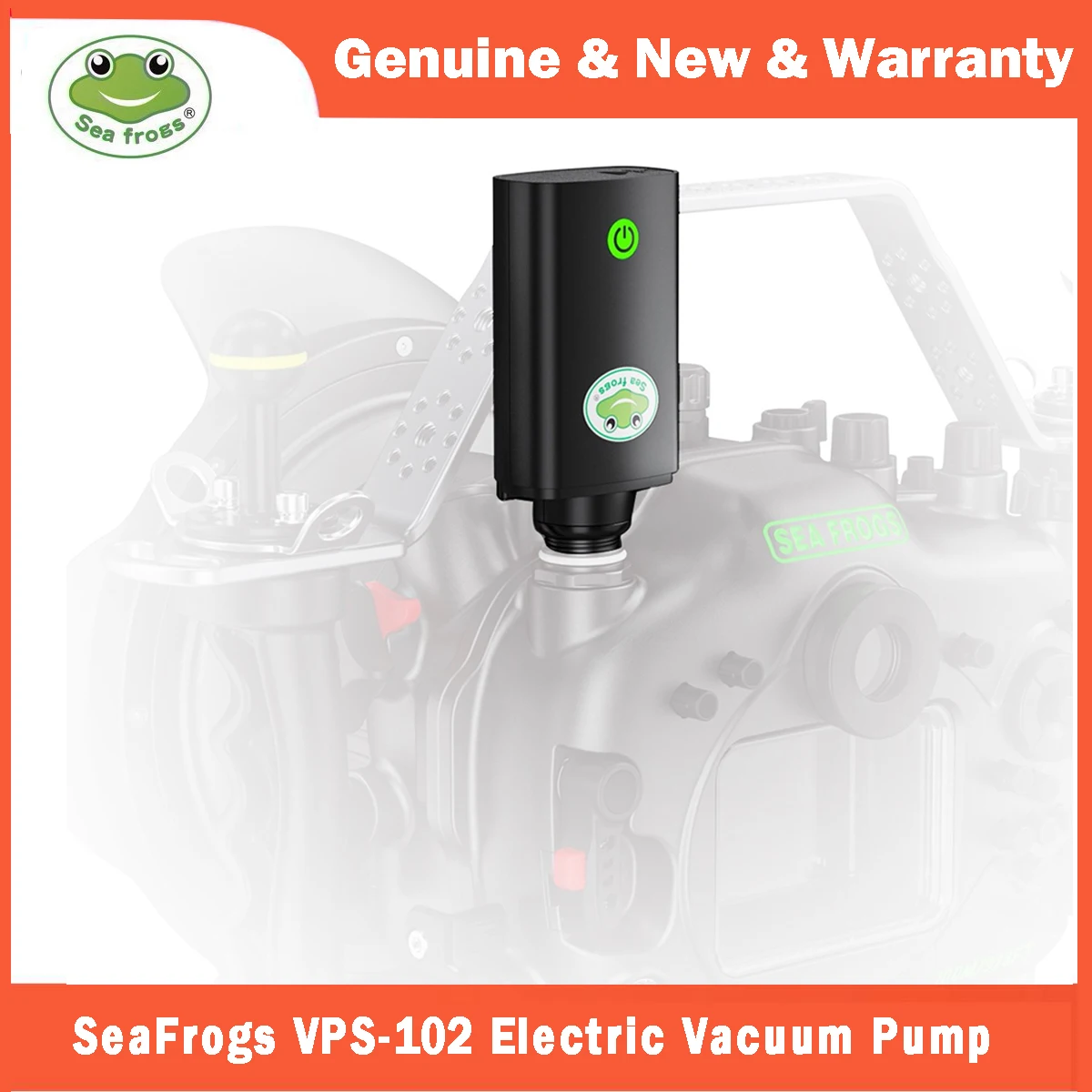 SeaFrogs VPS-102 Electric Vacuum Pump for Seafrog VPS-100 Vacuum Leak Check System, Replacement for VP-100 Manual Pump Handle