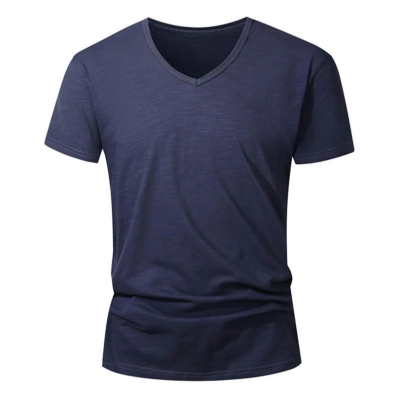 100% Cotton Men T-shirt Summer Short Sleeve Tops Tee Black White Male Clothing Soft High Quality Homme Tshirt Casual T Shirt Men
