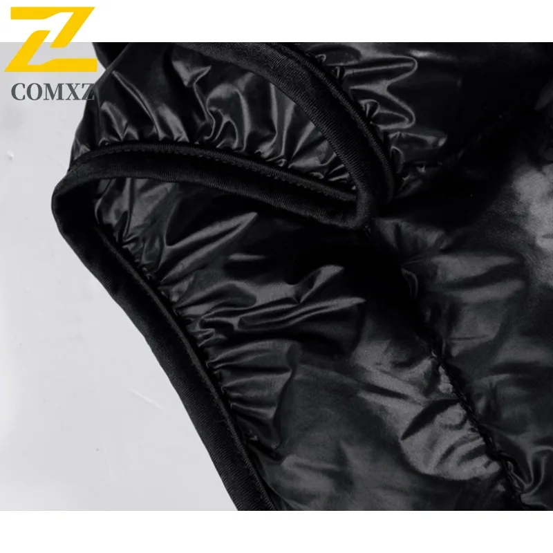 COMXZ Men Down Jacket Lightweight Fashion Short Trendy Lightweight Travel Puffer Jacket Street Versatile Casual Winter Jackets