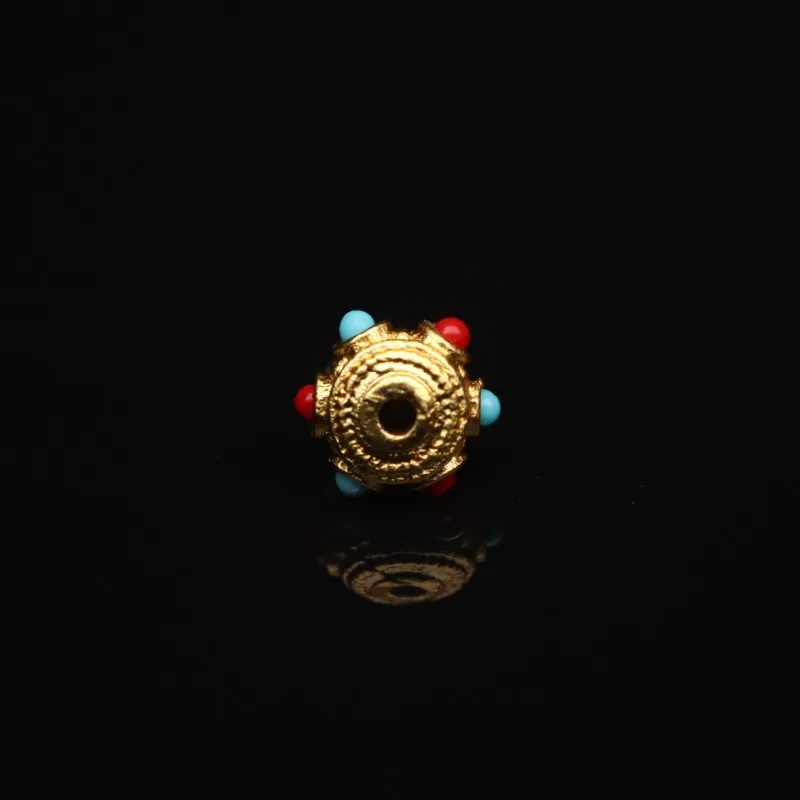 Antique Gold Fortune Dragonfly Eye Spacer Back Cloud Beads Bracelet Pendant DIY Accessory Unisex Handmade Daily Wear Jewelry view 4