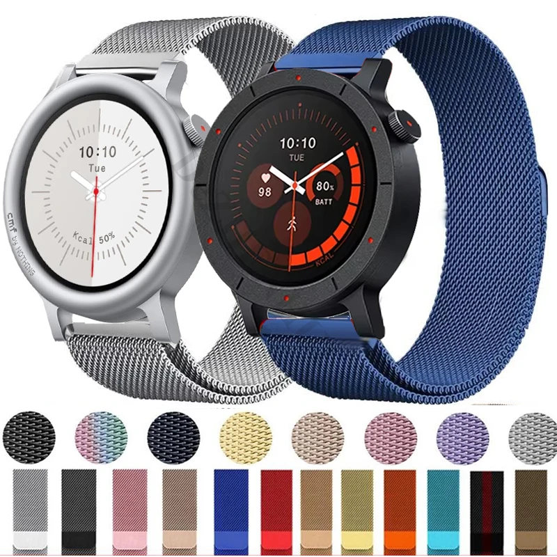 Миланская петля для часов CMF Watch Pro 3, браслет Correa для CMF от Nothing Watch Pro 2/1, металлический ремешок для браслета, аксессуары