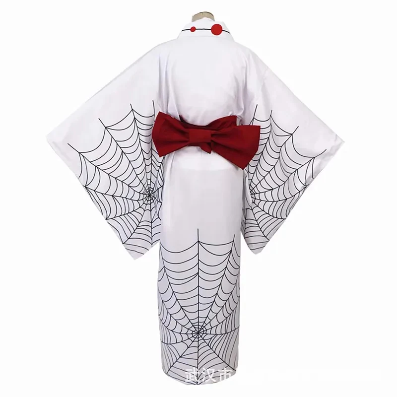 

Adult Women Family Matching Spider Rui Mother Sister Cosplay White Kimono Costume fg8'.