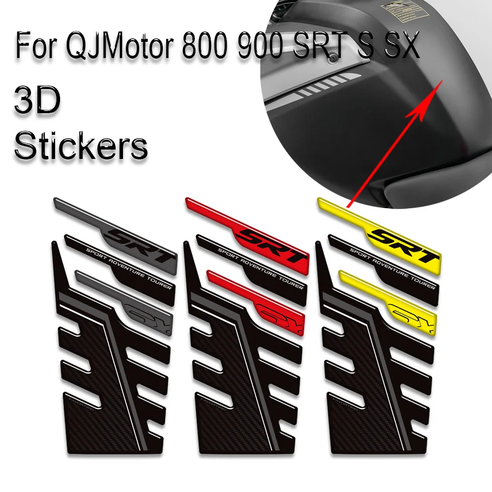 

Tank Pad Cap Fuel Oil Kit Knee Fender Stickers Motorcycle For QJMotor SRT 800 900 S X SX TankPad Gas Decals Protector