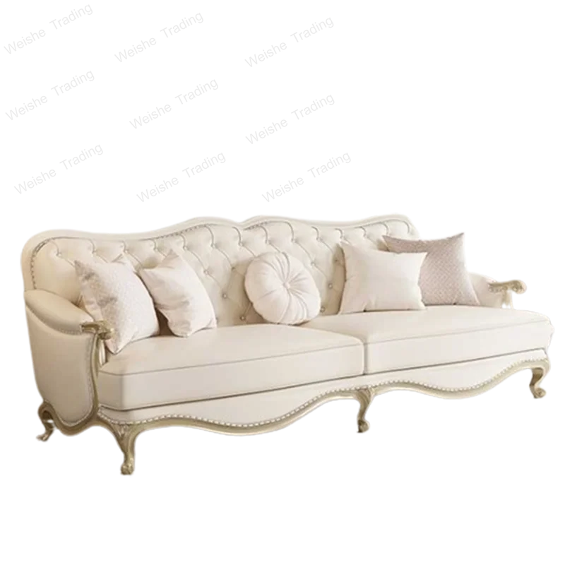 

Elegant Individual Sofa Vintage Luxury Glamour Living Room Sofas Chaise Lounge L Shape Couch Wohnzimmer Furniture Home
