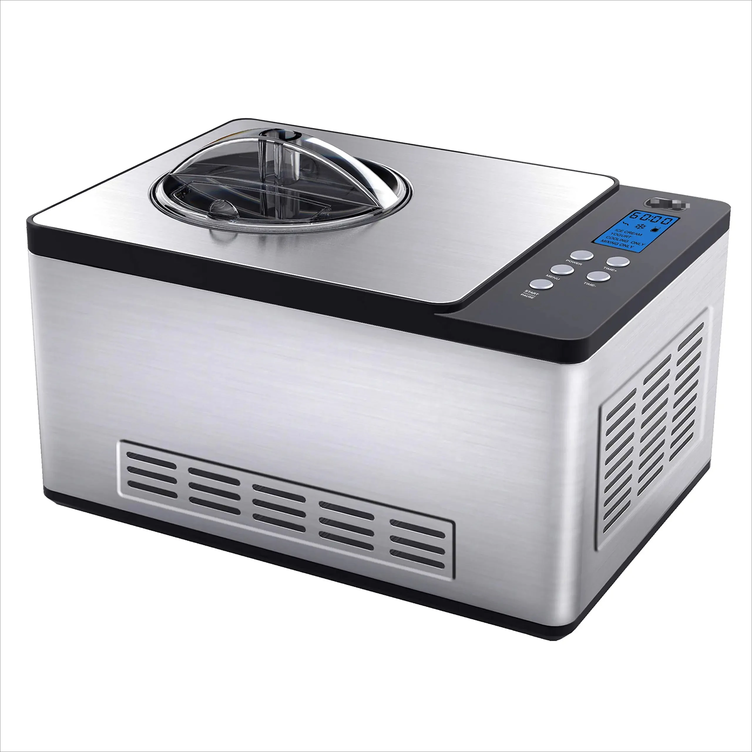 for ICM-200LS Automatic Ice Cream Maker 2.1Quart,Built-in Compressor,No Pre-Freezing,LCD Digital Display,Stainless Steel