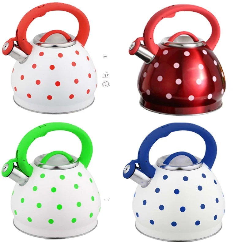 Large Water Kettle with 3L Capacity and Musical Whistle for Gas and Electric Stovetops, Perfect for Tea and Coffee Lovers