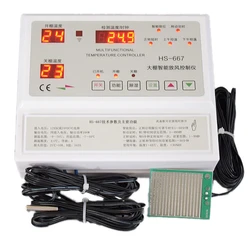 HS-667 Greenhouse Automatic Ventilator DC 24V Automatic Ventilation Temperature Controller Electric Film Rolling Controller