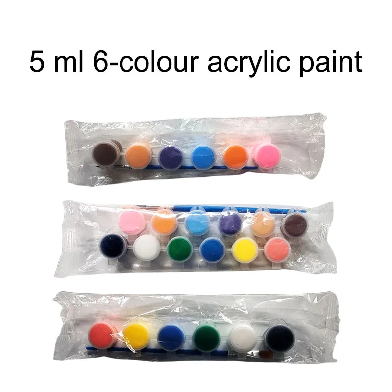 

Водонепроницаемый набор акриловых красок, 5 цветов, ручная роспись, граффити, цельный маленький рисунок