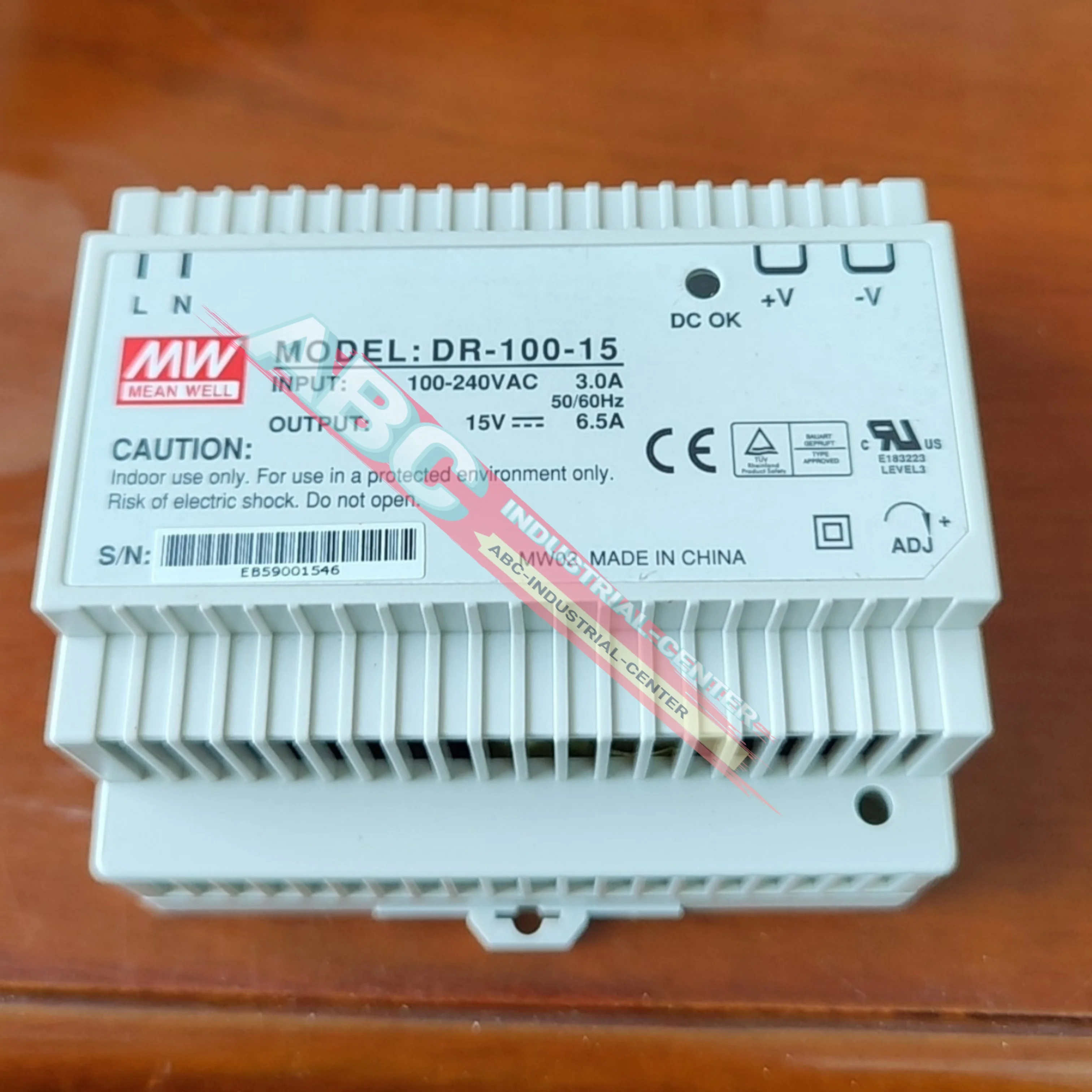 DR-100-12 แปลเป็นภาษาไทย |   12V DR-100-15 แปลว่า 12V DR-100-15 |   แหล่งจ่ายไฟสวิตช์ 15V ใหม่ 100%