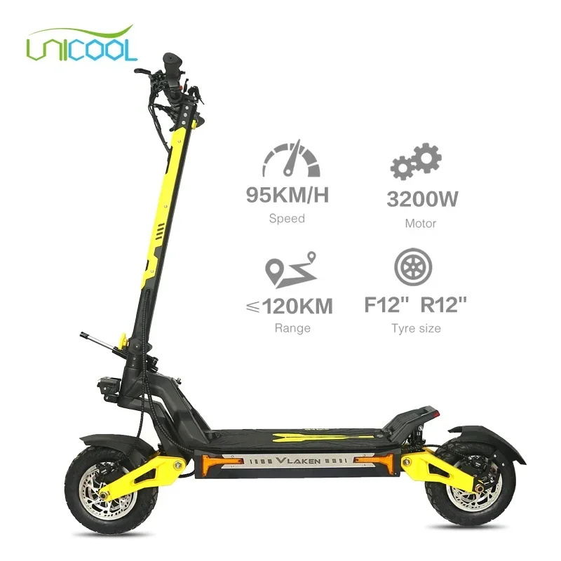 Pxid G4 3200W Adult Off Road Electric Scooter Dual Motor Hydraulic Brake Foldable 12 Inch Tyres Max Speed 95KMH 35AH 60V