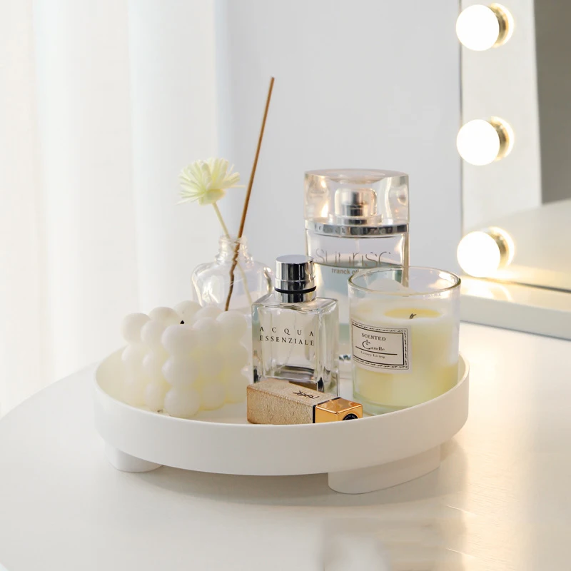 الأوروبي PS صينية مستحضرات التجميل والمجوهرات كوب صينية تخزين طاولة القهوة لغرفة المعيشة سطح المكتب ديكور المنزل 2026