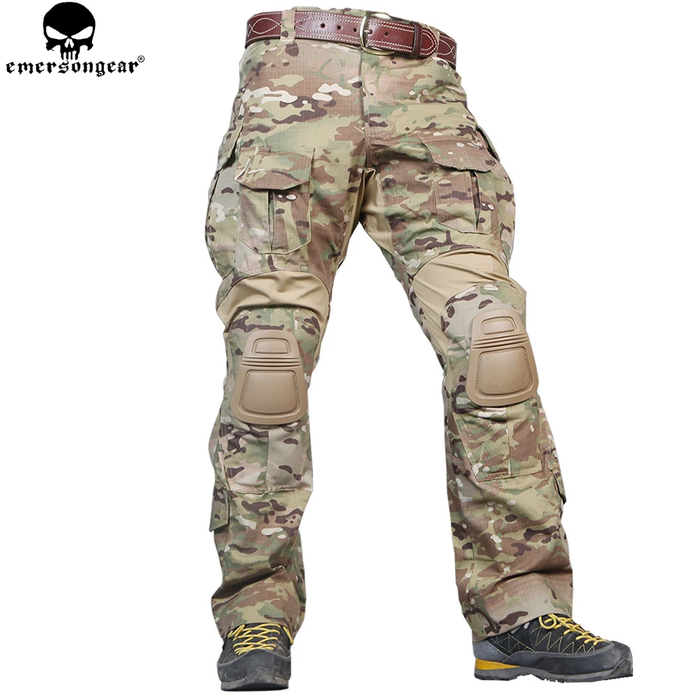 

EMERSONGEAR New G3 Combat Pants Airsoft Hunting Pants Tactical Multi-camo Pants with Knee Pads Multi-camo Pants EM9351