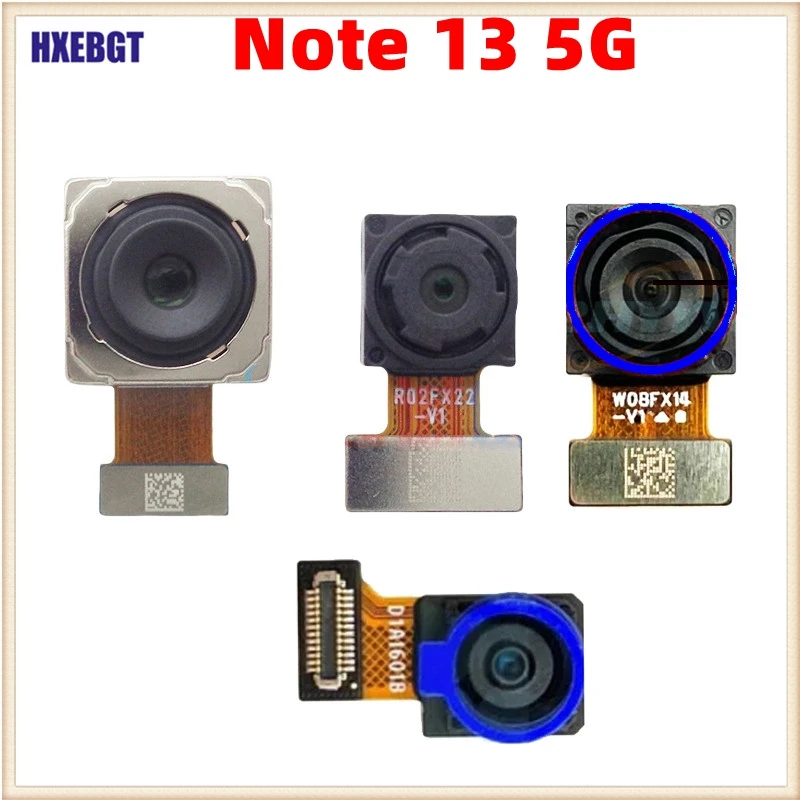 

Main Camera For Xiaomi Redmi Note 13 5G Back Main Camera Flex Cable Front Macro Ultrawide Cam Smartphone Parts