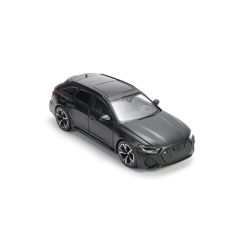 Masdi 1:64 Audi RS6 Style Avant Wagon Ice Blue Alloy Diecast Car Model Simulation Sportscar Desktop Display Collection Gift