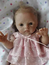 10inch Nessa Mini Reborn Doll Kit Handmade Doll DIY Unfinished Blank Doll Parts Drop Shipping