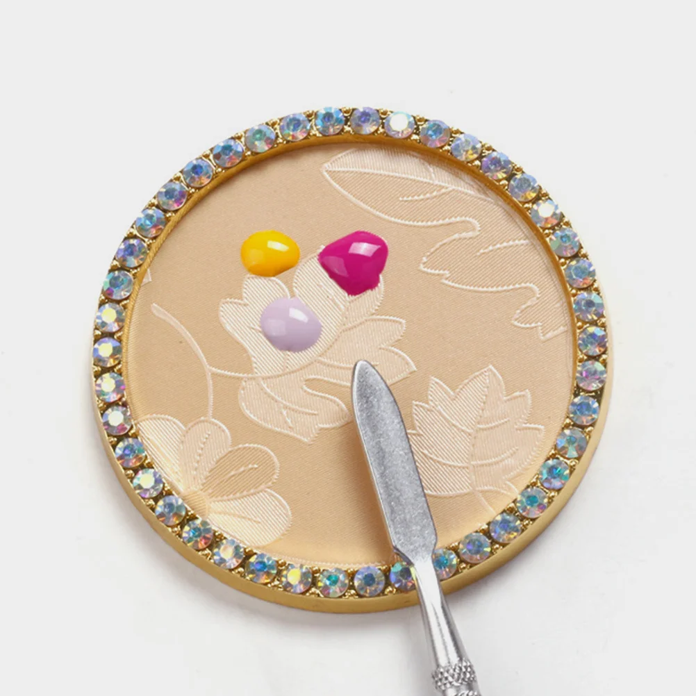 

2 шт., доска для дизайна ногтей, поддон из смолы, лоток для смешивания цветов, поддон для лака для ногтей, лоток для смешивания макияжа, пластины для гель-лака