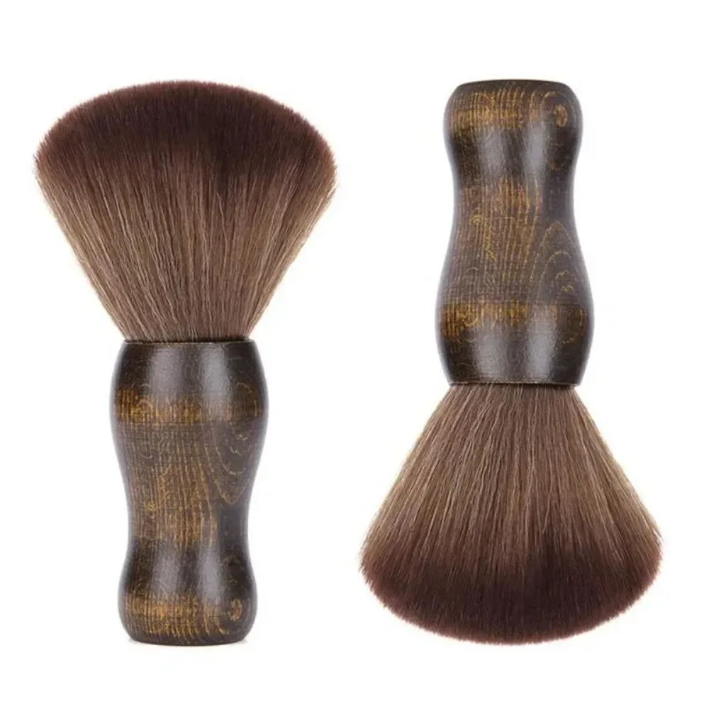 

Wooden Handle Barber Soft Brush Makeup Specialty Cleaning Haircut Tool Portable Shaving Brush Vinyl Record Cleaner Salon