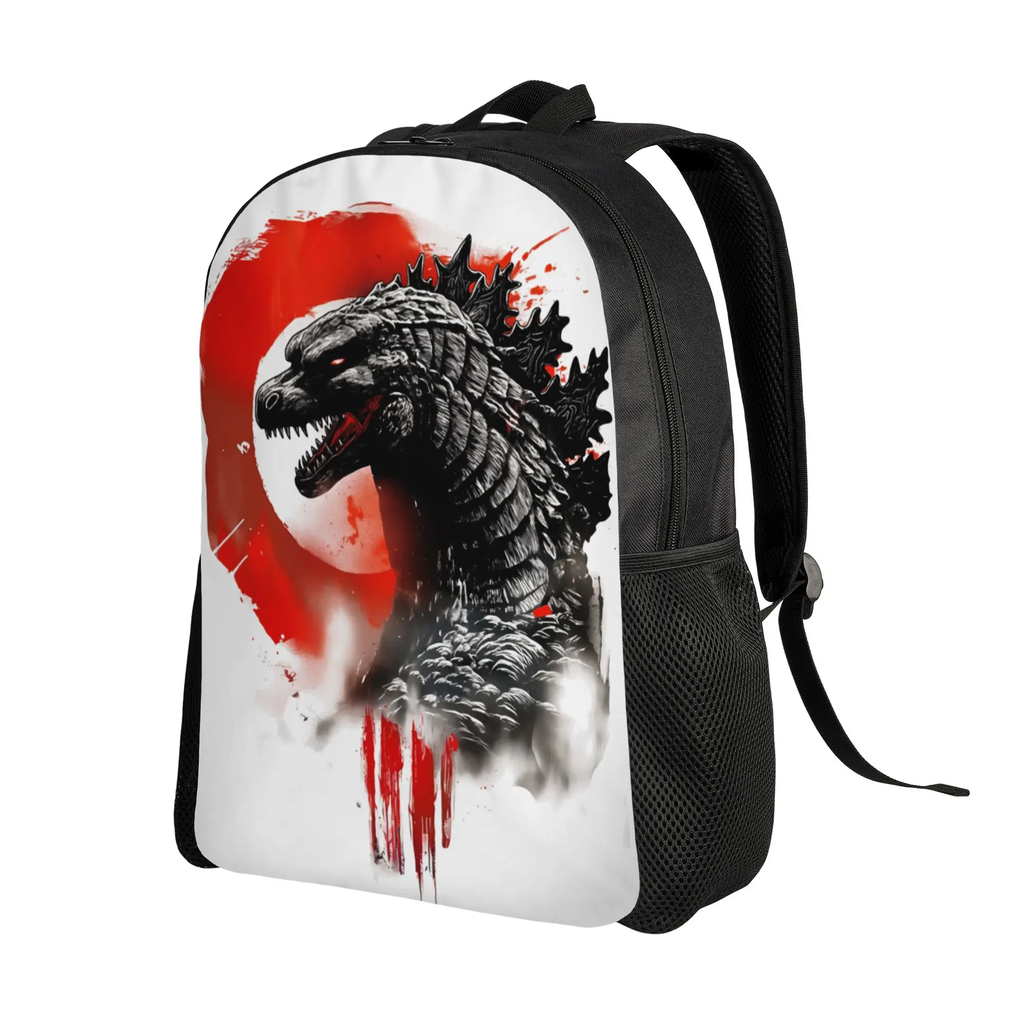 Gordzillaed Backpack  Youth Polyester Travel Backpacks Print Cool High School Bags Rucksack