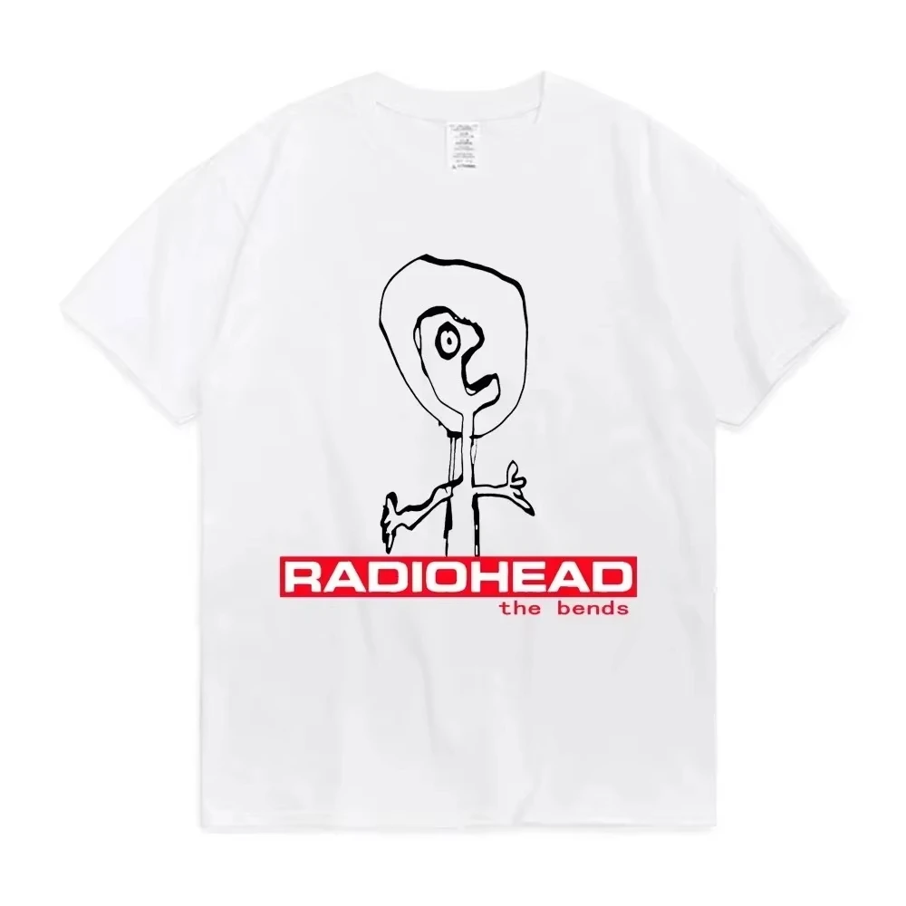 Radiohead The Bends Pure Cotton Printed Men's and Women's  Casual Short Sleeved New Personalized Fashion Trend T-shirt