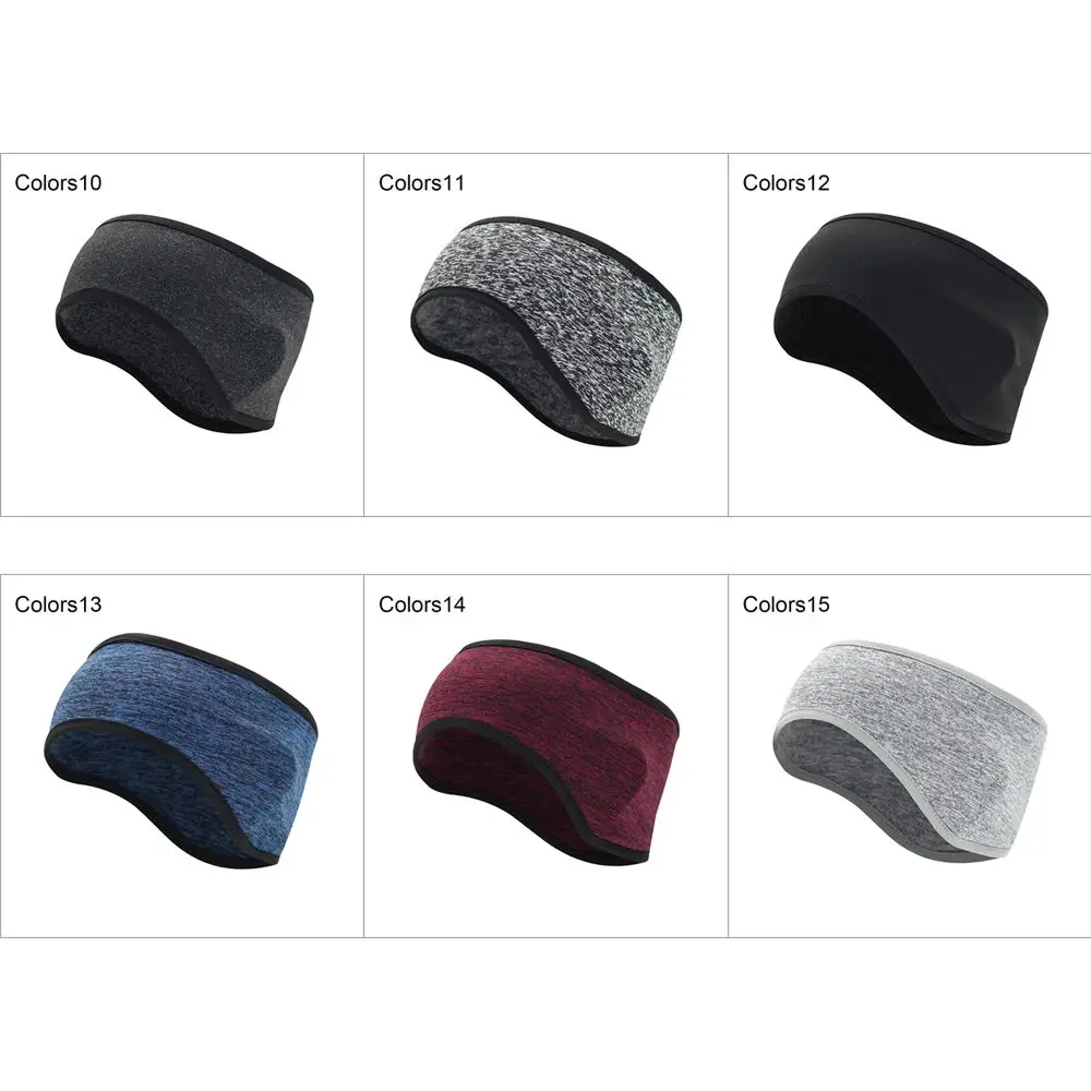 1Pcs Headscarf Hair Sweat Fleece Ear Cover Running Headband Ear Muffs Headband Ear Warmer Winter Sweatband