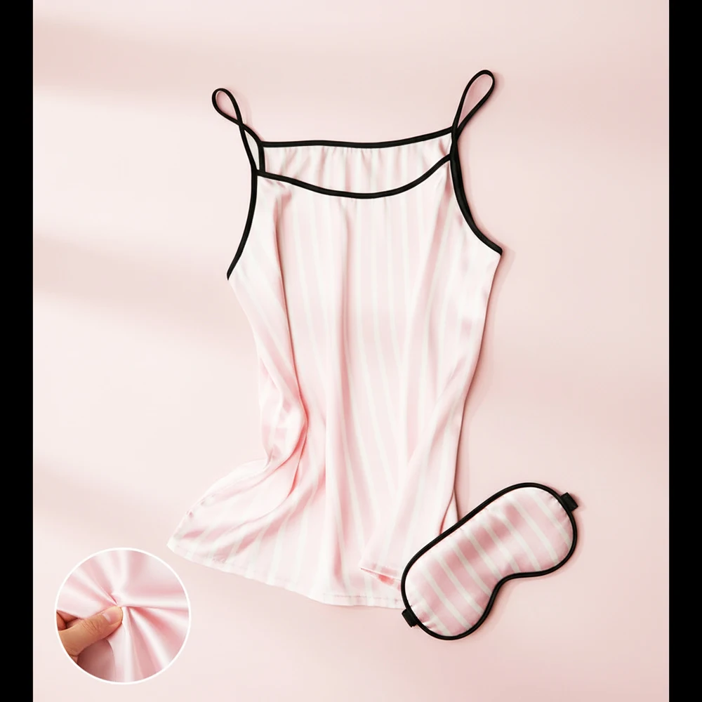 Conjunto de pijama sexy para mulheres, calças e camisas listras, seda, pijama macio, tamanho grande, roupa caseira, primavera aconchegante, estampa