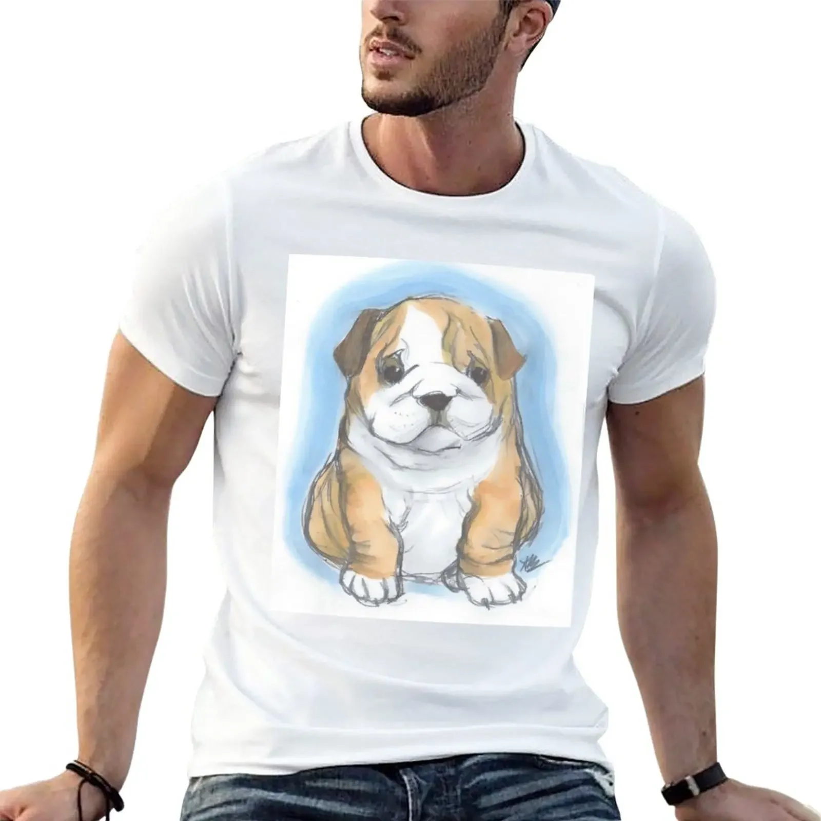 

Baby Bulldog T-Shirt kawaii clothes customizeds plain t shirts men