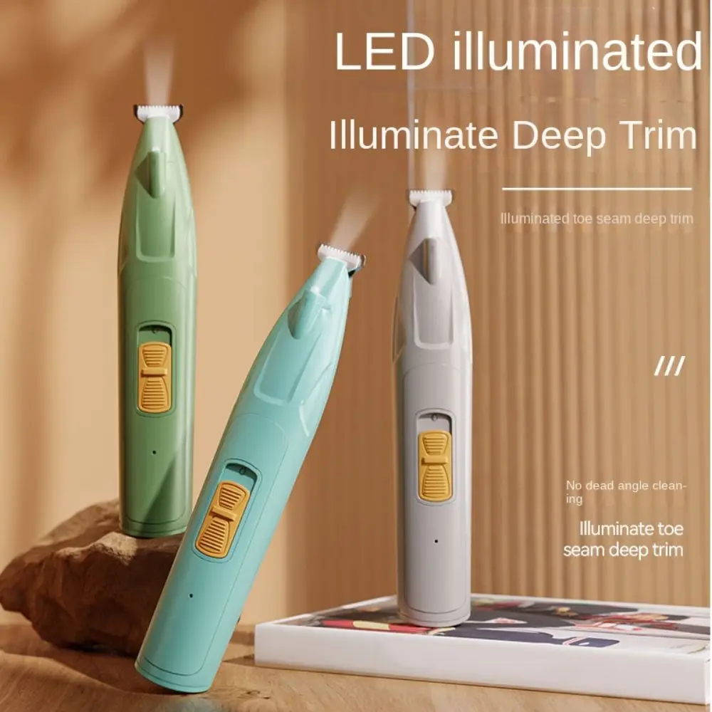 

USB Charging Dogs Haircut Trimmer Widen 2 Modes Pet Paw Hair Clipper Comfortable Grip with Clean Brush Electric Dog Hair Remover